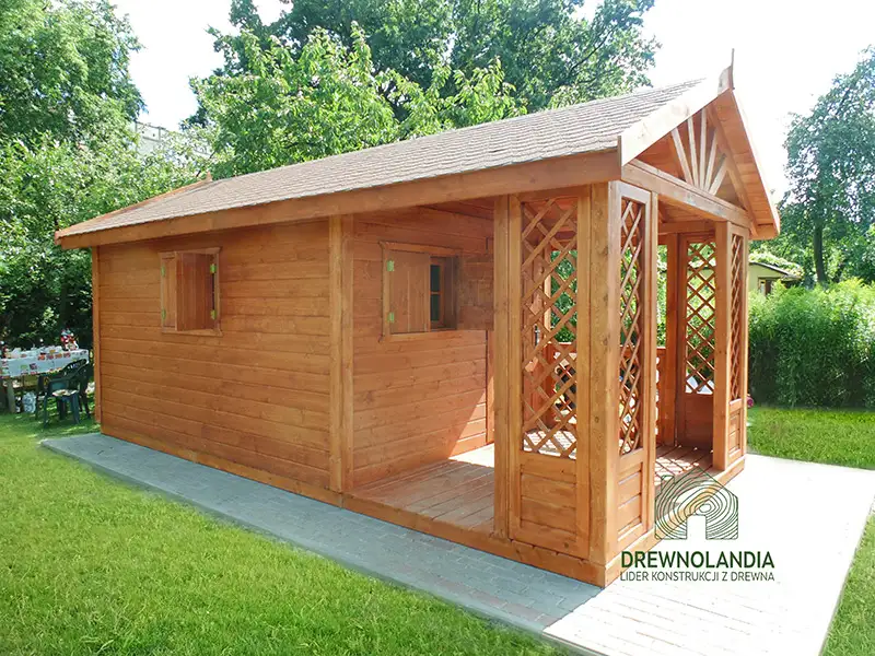 Domek z drewna Adrian - 6x3m