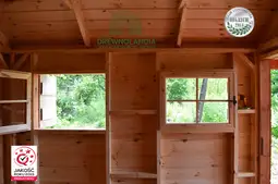 Domek z drewna Adrian - 6x3m - zdjęcie 30