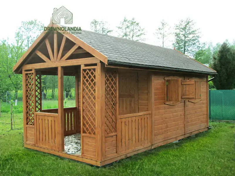 Domek z drewna Adrian - 6x3m