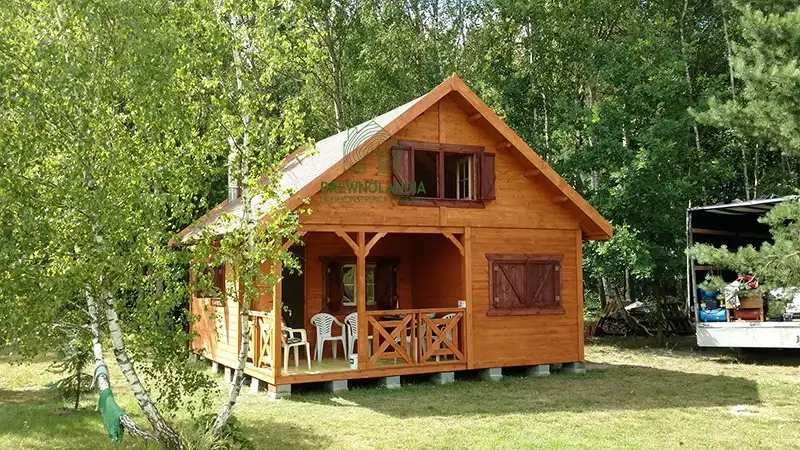 Domek drewniany Wiktor III - 5x6m 