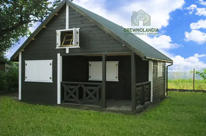 Domek drewniany Wiktor III - 5x6m 
