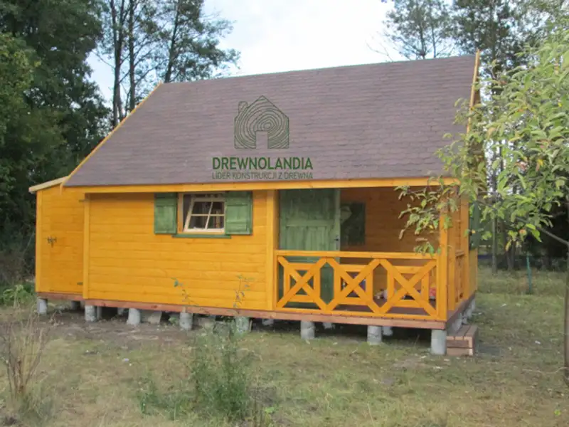 Domek drewniany Wiktor III - 5x6m 