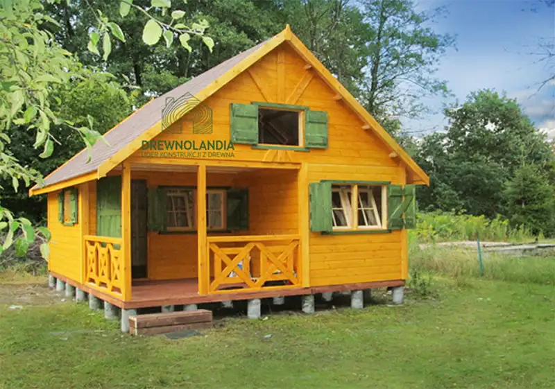 Domek drewniany Wiktor III - 5x6m 