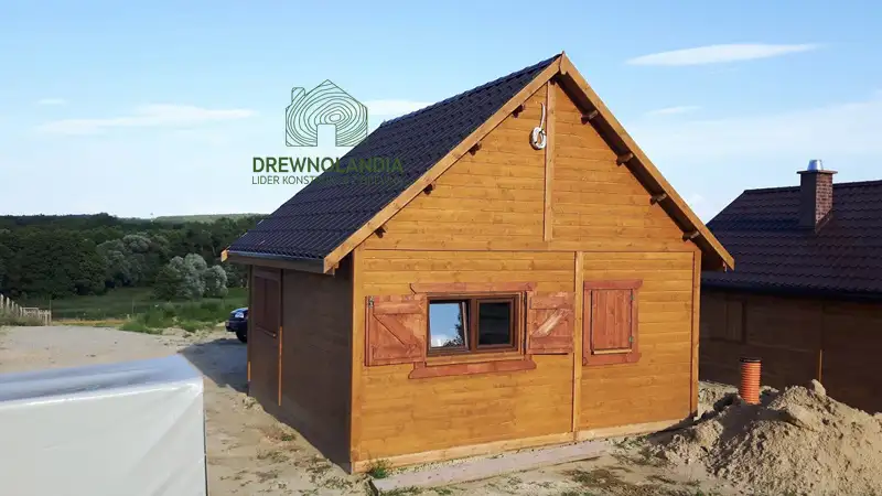 Domek drewniany Wiktor III - 5x6m 