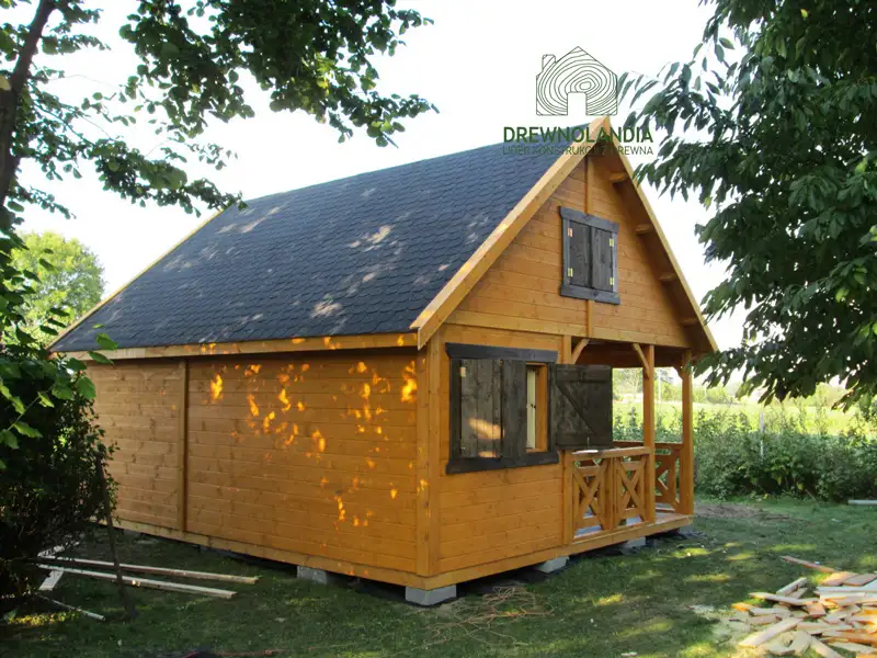 Domek drewniany Wiktor III - 5x6m 