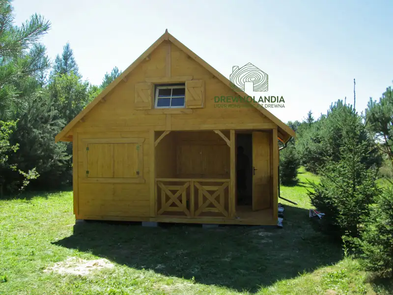 Domek drewniany Wiktor III - 5x6m 