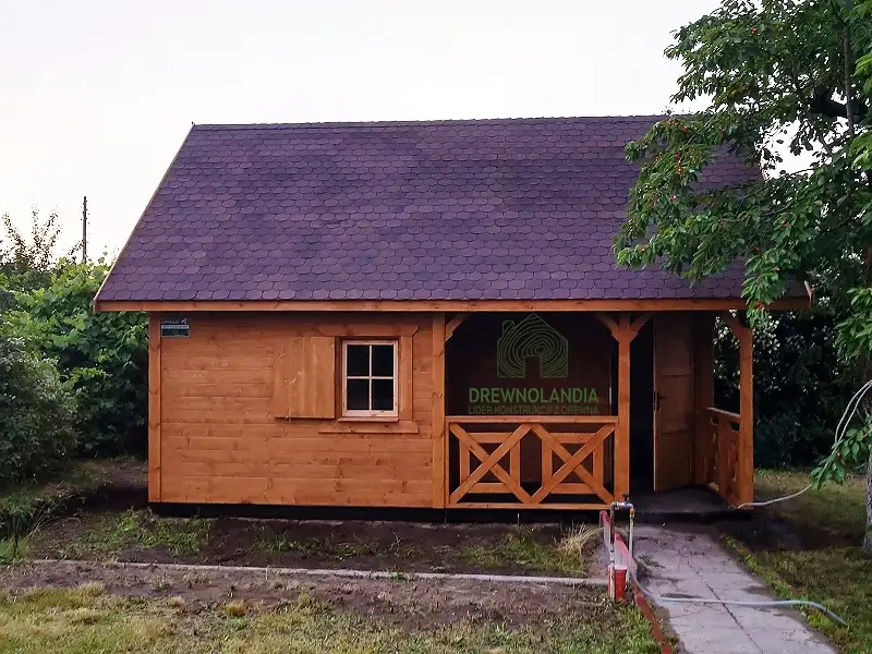 Domek drewniany Wiktor III - 5x6m 