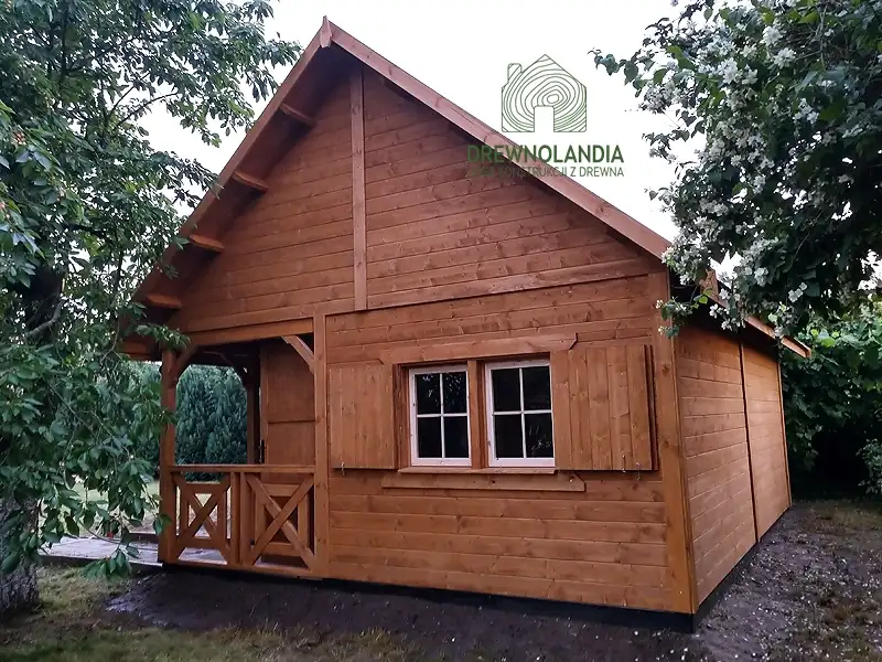 Domek drewniany Wiktor III - 5x6m 