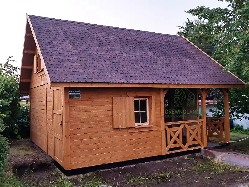 Domek drewniany Wiktor III - 5x6m 