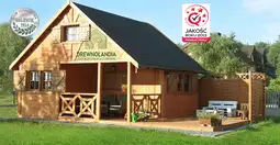 Domek z antresola Wiktor IV - wersja 1 - V1 - 5,9x5,9m - zdjęcie 1