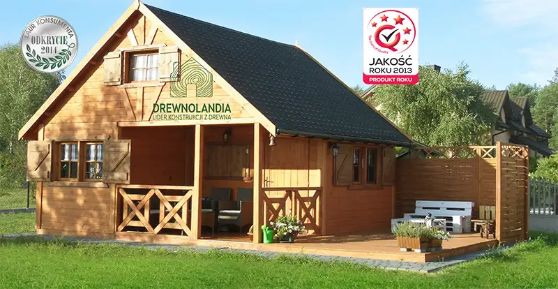 Domek z antresola Wiktor IV - wersja 1 - V1 - 5,9x5,9m