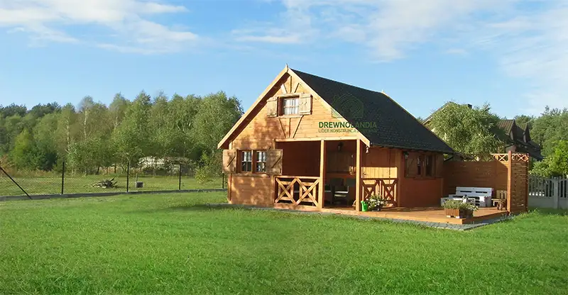 Domek z antresola Wiktor IV - wersja 1 - V1 - 5,9x5,9m