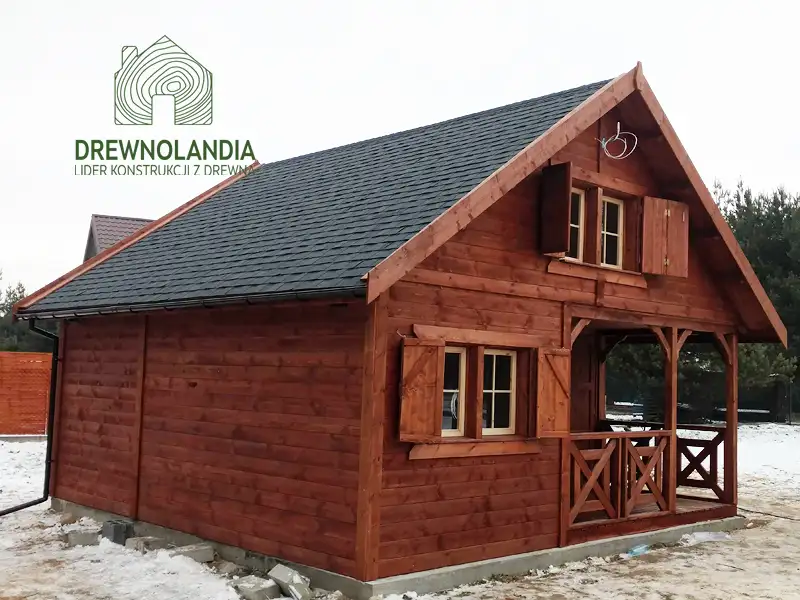 Domek z antresola Wiktor IV - wersja 1 - V1 - 5,9x5,9m