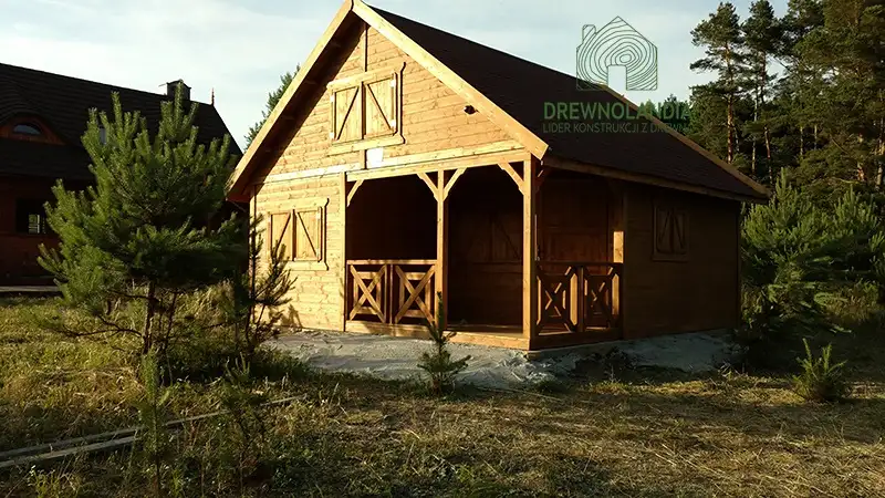 Domek z antresola Wiktor IV - wersja 1 - V1 - 5,9x5,9m