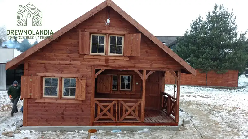 Domek z antresola Wiktor IV - wersja 1 - V1 - 5,9x5,9m