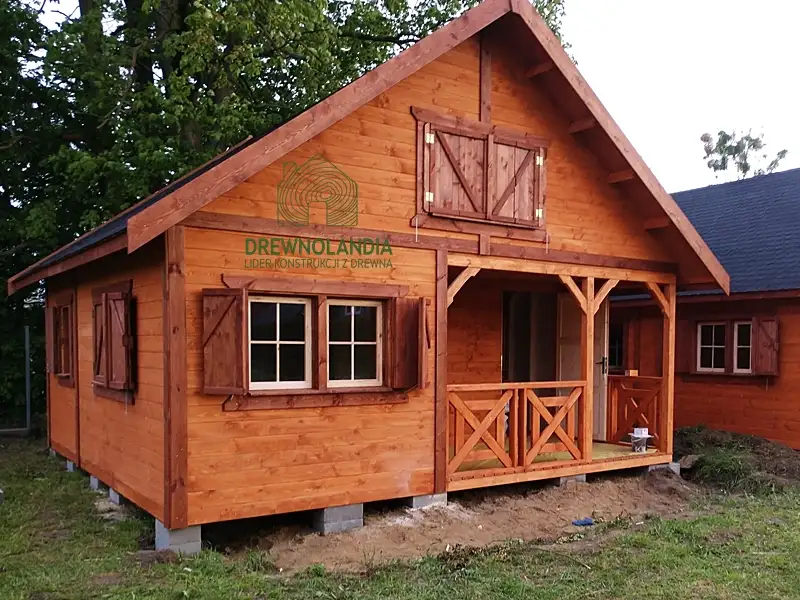 Domek z antresola Wiktor IV - wersja 1 - V1 - 5,9x5,9m