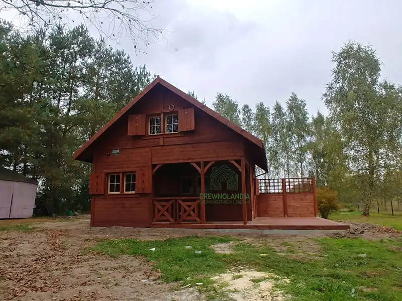 Domek z antresola Wiktor IV - wersja 1 - V1 - 5,9x5,9m