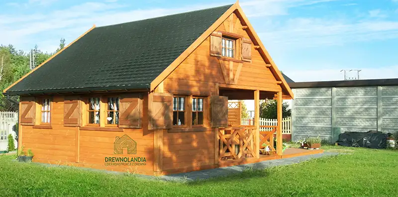 Domek z antresola Wiktor IV - wersja 1 - V1 - 5,9x5,9m