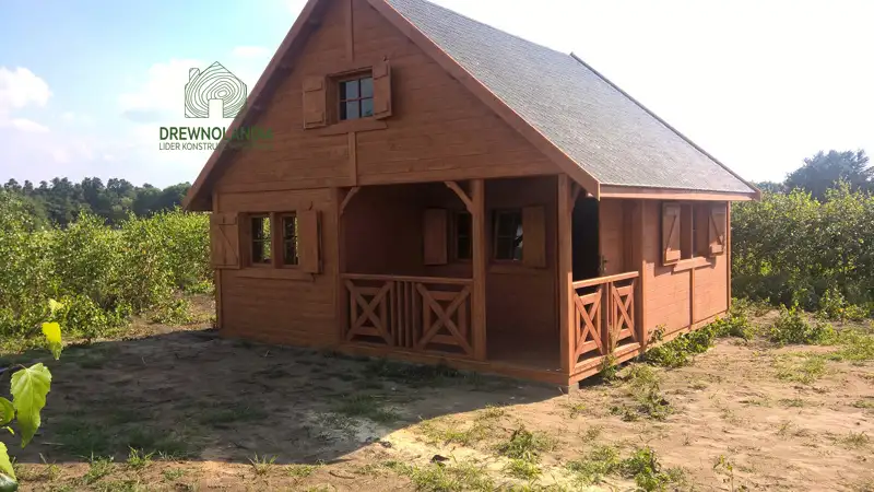 Domek z antresola Wiktor IV - wersja 1 - V1 - 5,9x5,9m