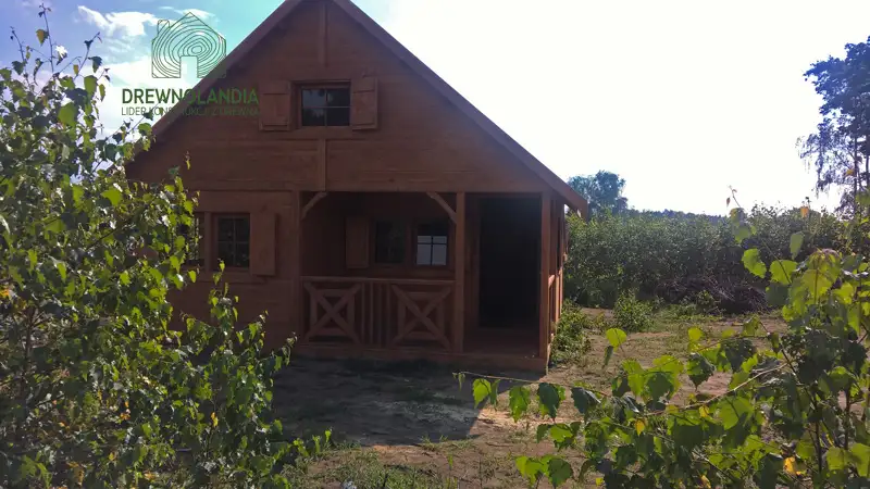 Domek z antresola Wiktor IV - wersja 1 - V1 - 5,9x5,9m