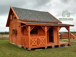 Domek drewniany na działkę Julian - 6x7,5m - zdjęcie 6