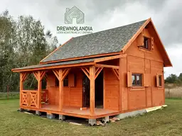 Domek drewniany na działkę Julian - 6x7,5m - zdjęcie 7