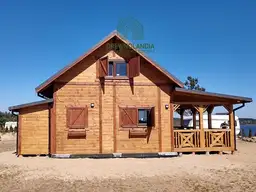 Domek drewniany na działkę Julian - 6x7,5m - zdjęcie 19