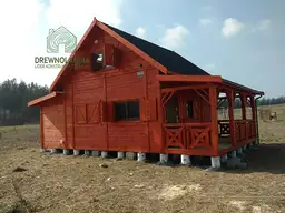 Domek drewniany na działkę Julian - 6x7,5m - zdjęcie 29