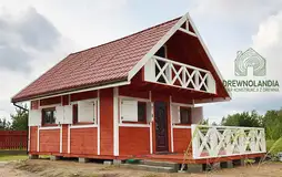 Domek z balkonem Igor - 5x5m - zdjęcie 7