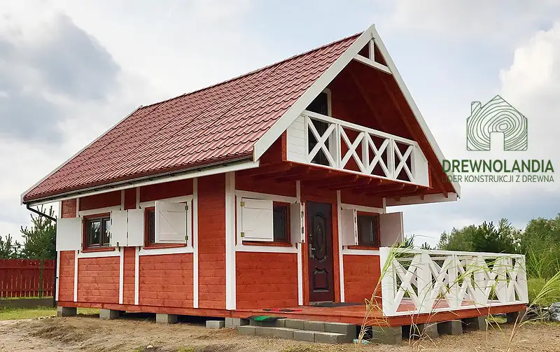 Domek z balkonem Igor - 5x5m