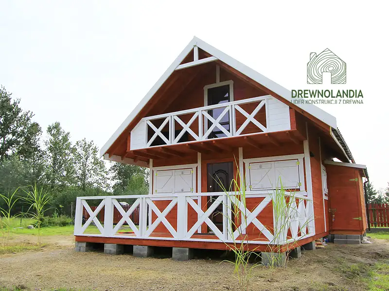 Domek z balkonem Igor - 5x5m