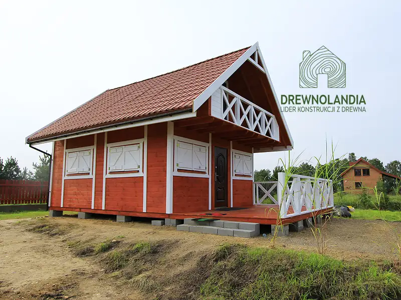 Domek z balkonem Igor - 5x5m