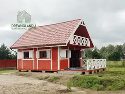 Domek z balkonem Igor - 5x5m - zdjęcie 12