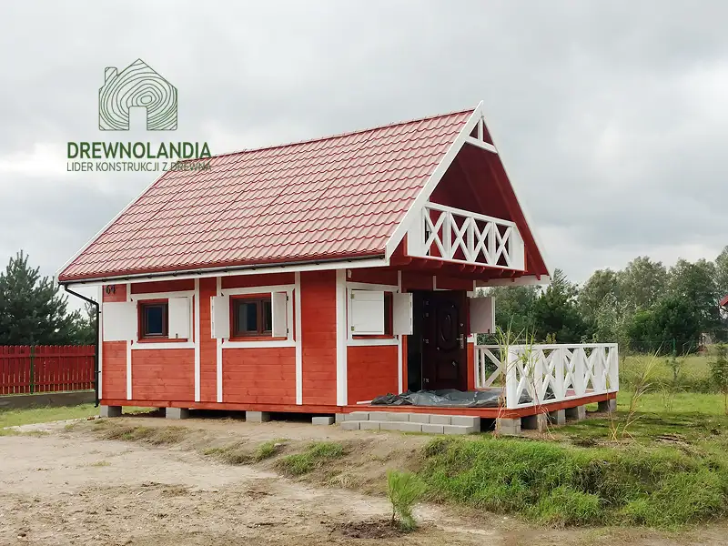 Domek z balkonem Igor - 5x5m