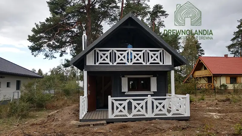 Domek z balkonem Igor - 5x5m