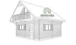 Domek z balkonem Igor - 5x5m - zdjęcie 25