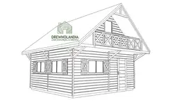 Domek z balkonem Igor - 5x5m - zdjęcie 26