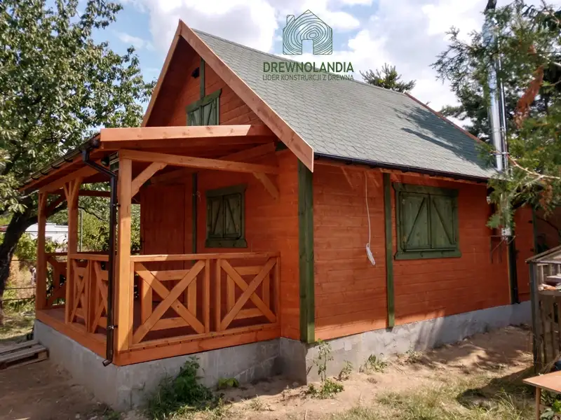 Domek Ogrodowy z tarasem Marcel II - 5x5m 