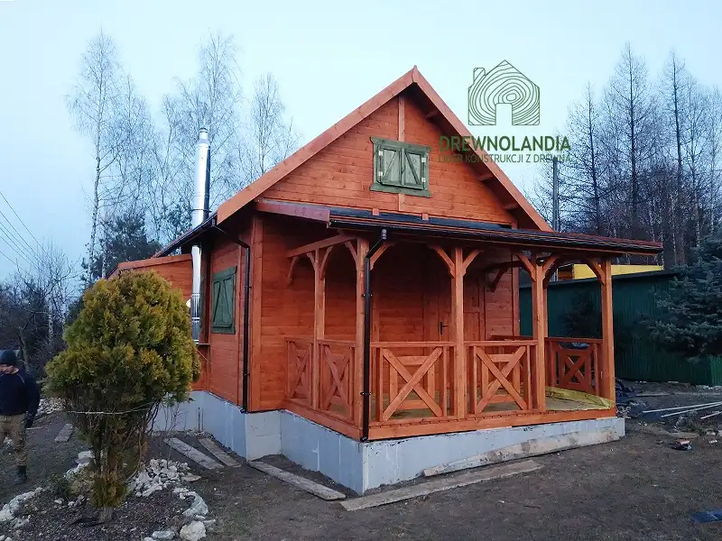 Domek Ogrodowy z tarasem Marcel II - 5x5m 