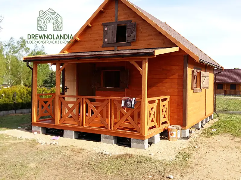 Domek Ogrodowy z tarasem Marcel II - 5x5m 