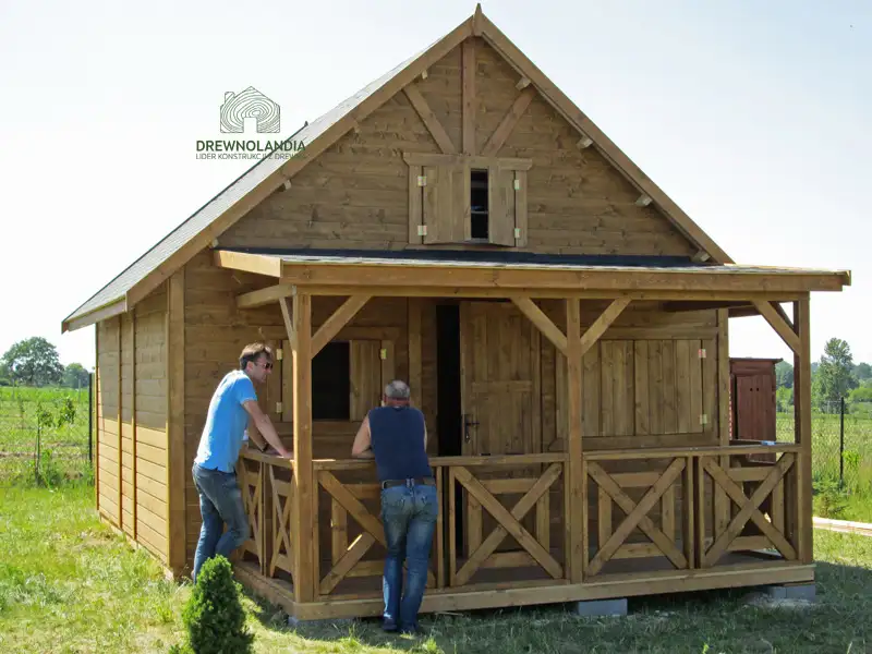 Domek Ogrodowy z tarasem Marcel II - 5x5m 