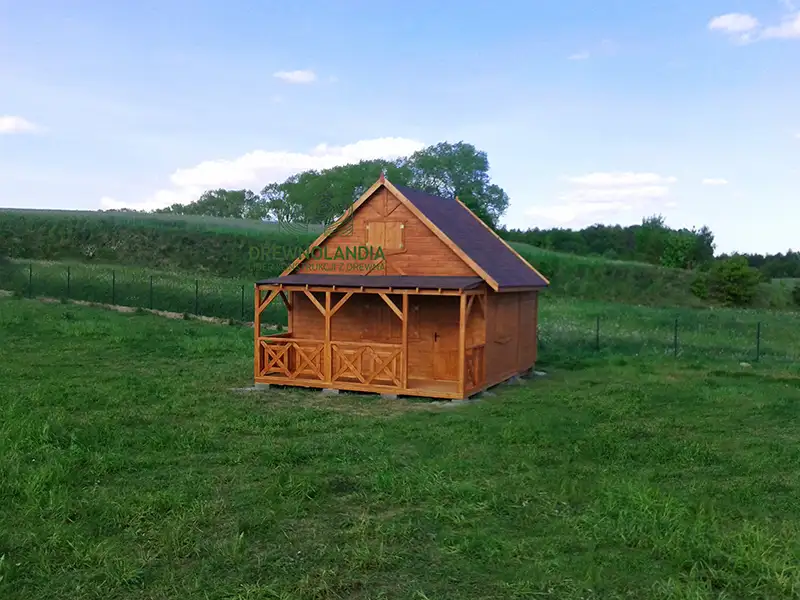 Domek Ogrodowy z tarasem Marcel II - 5x5m 