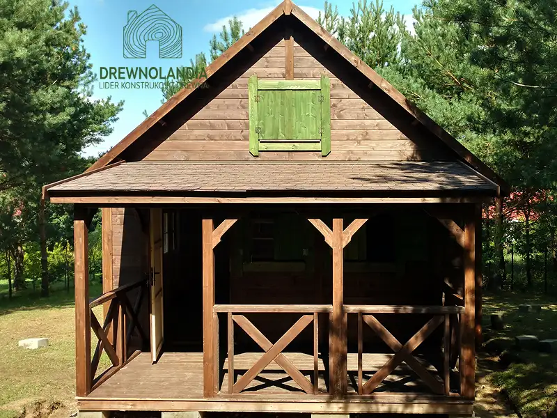 Domek Ogrodowy z tarasem Marcel II - 5x5m 