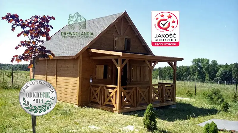 Domek Ogrodowy z tarasem Marcel II - 5x5m 