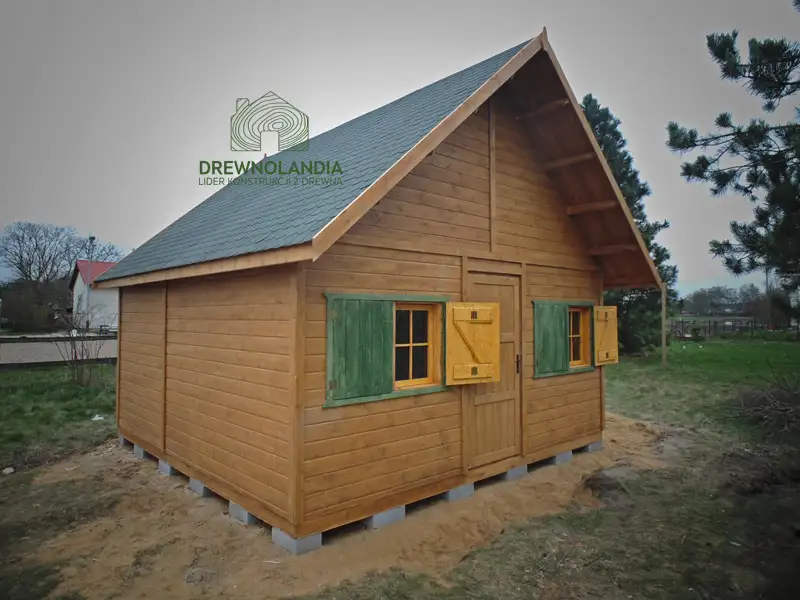 Domek Ogrodowy z drewna Mikołaj II - 5x5m