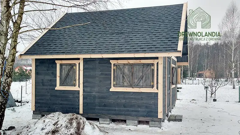 Domek Ogrodowy z drewna Mikołaj II - 5x5m