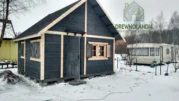 Domek Ogrodowy z drewna Mikołaj II - 5x5m - zdjęcie 52