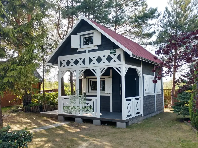 Domek Ogrodowy z poddaszem Olaf - 6x4m 