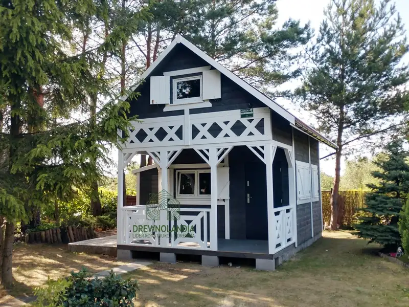 Domek Ogrodowy z poddaszem Olaf - 6x4m 