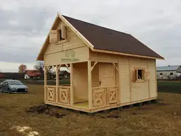 Domek Ogrodowy z poddaszem Olaf - 6x4m  - zdjęcie 6